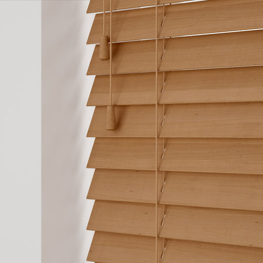 Honey 50mm Real Wood Blind