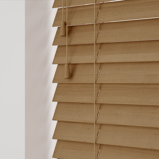 Tawny 50mm Real Wood Blind